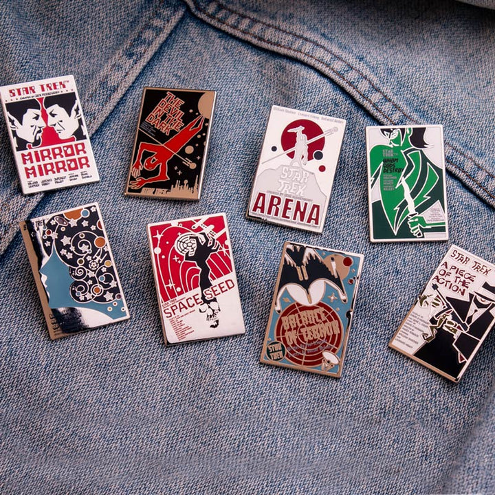 Star Trek Enamel Pin Badge Set 1.2 – The Devil in the Dark & Space Seed