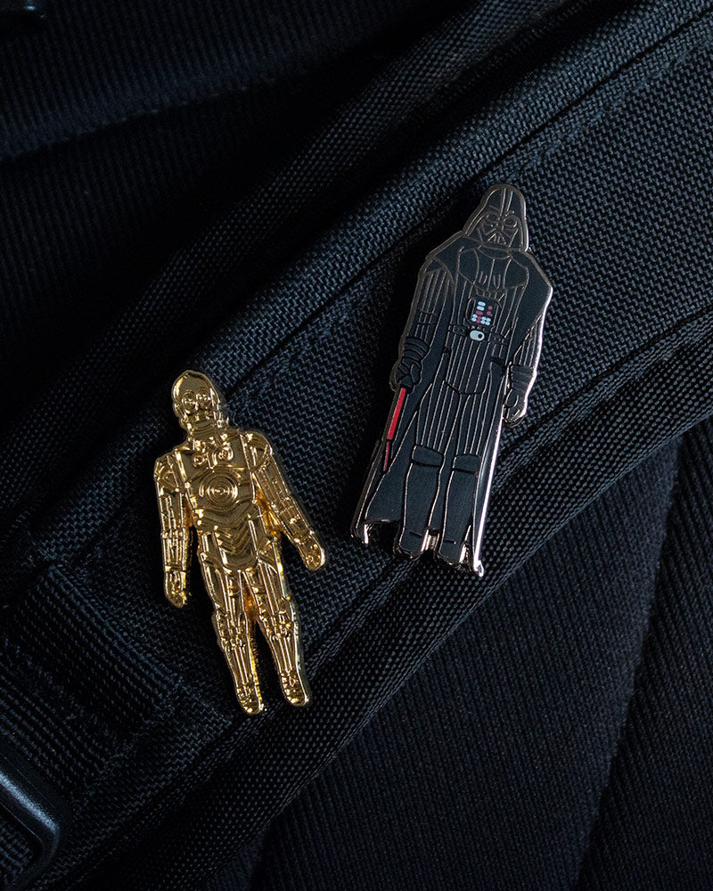 Pin Kings Star Wars Enamel Pin Badge Set 1.3 - C3PO and Darth Vader (Geek Store Exclusive)