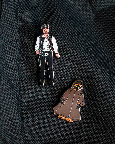 Pin Kings Star Wars Enamel Pin Badge Set 1.5 - Han Solo and Jawa (Geek Store Exclusive)