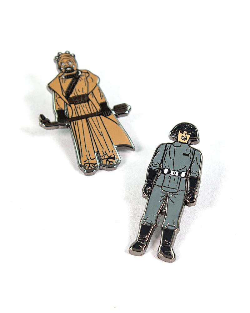 Pin Kings Star Wars Enamel Pin Badge Set 1.6 - Tusken Raider and Imperial Death Star Technician (Geek Store Exclusive)