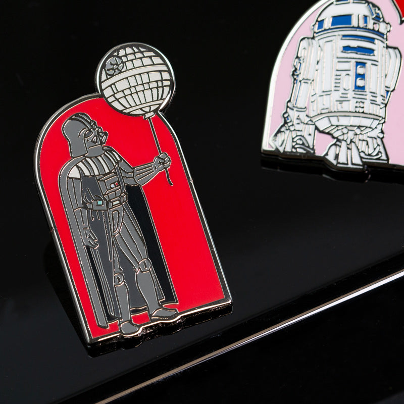 Pin Kings Star Wars Enamel Pin Badge Set 3.1 – R2D2 & Darth Vader