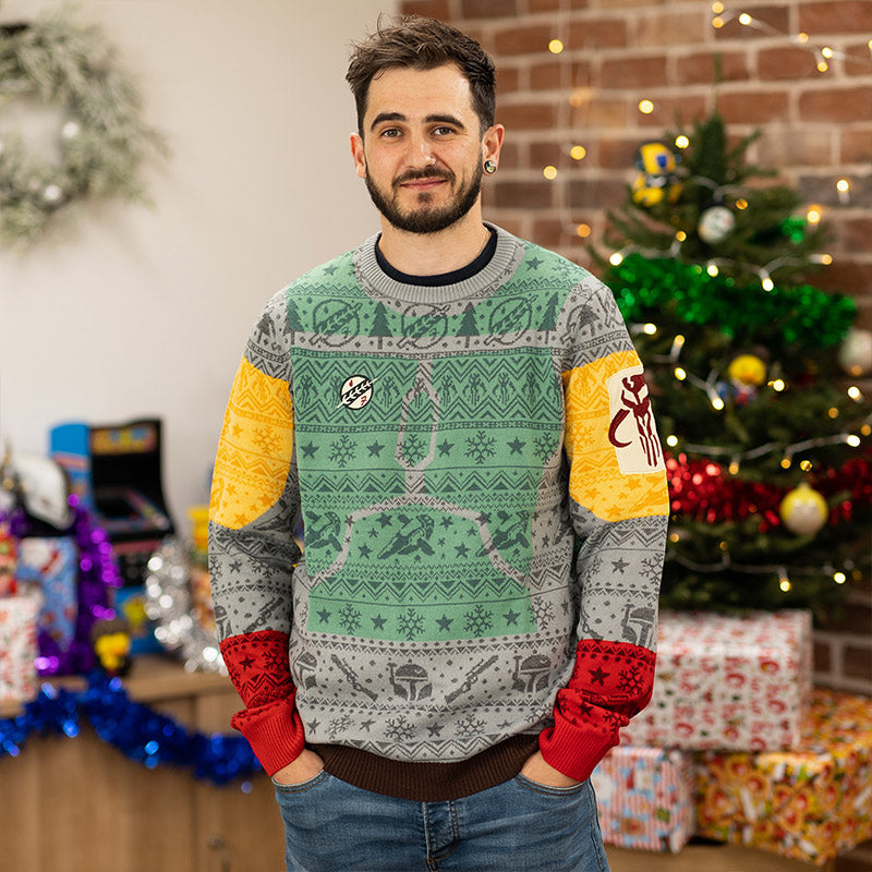 Boba Fett Difuzed Christmas Jumper / Ugly Sweater