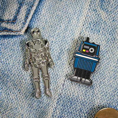 Pin Kings Star Wars Enamel Pin Badge Set 1.10 – Death Star Droid and Power Droid