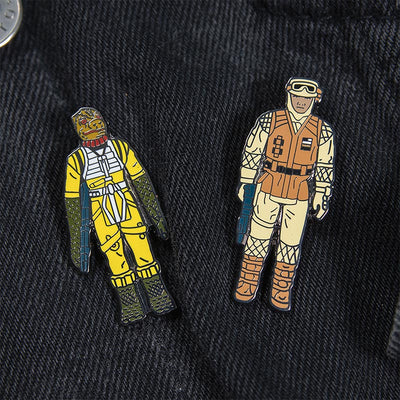 Pin Kings Star Wars Enamel Pin Badge Set 1.13 – Bossk and Rebel Soldier (Hoth Battle Gear)