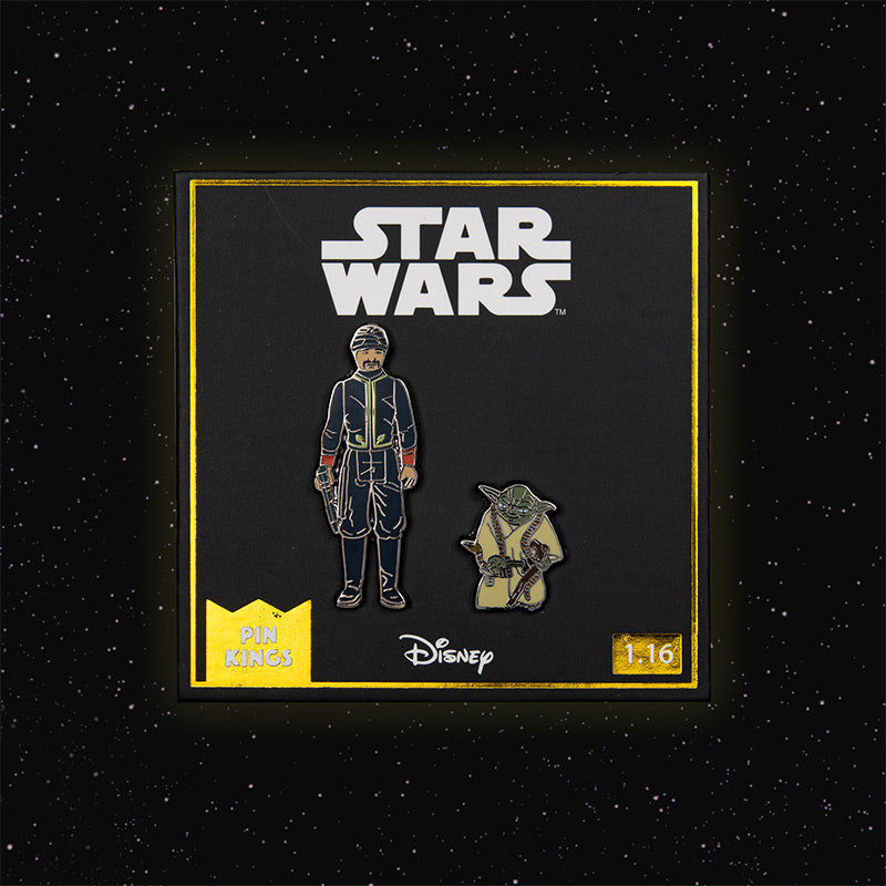 Pin Kings Star Wars Enamel Pin Badge Set 1.16 – Bespin Security Guard and Yoda