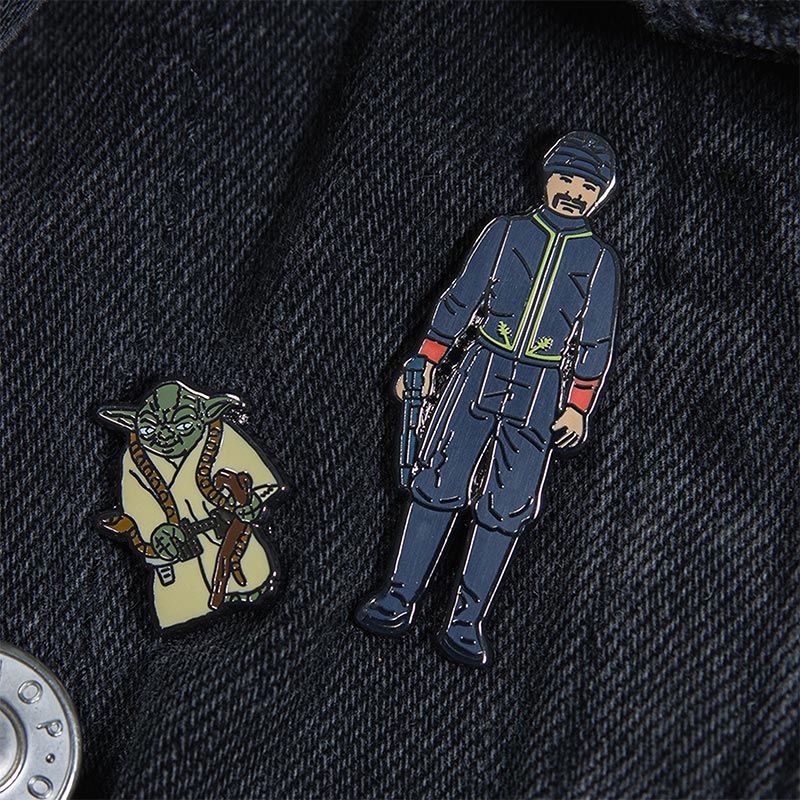 Pin Kings Star Wars Enamel Pin Badge Set 1.16 – Bespin Security Guard and Yoda