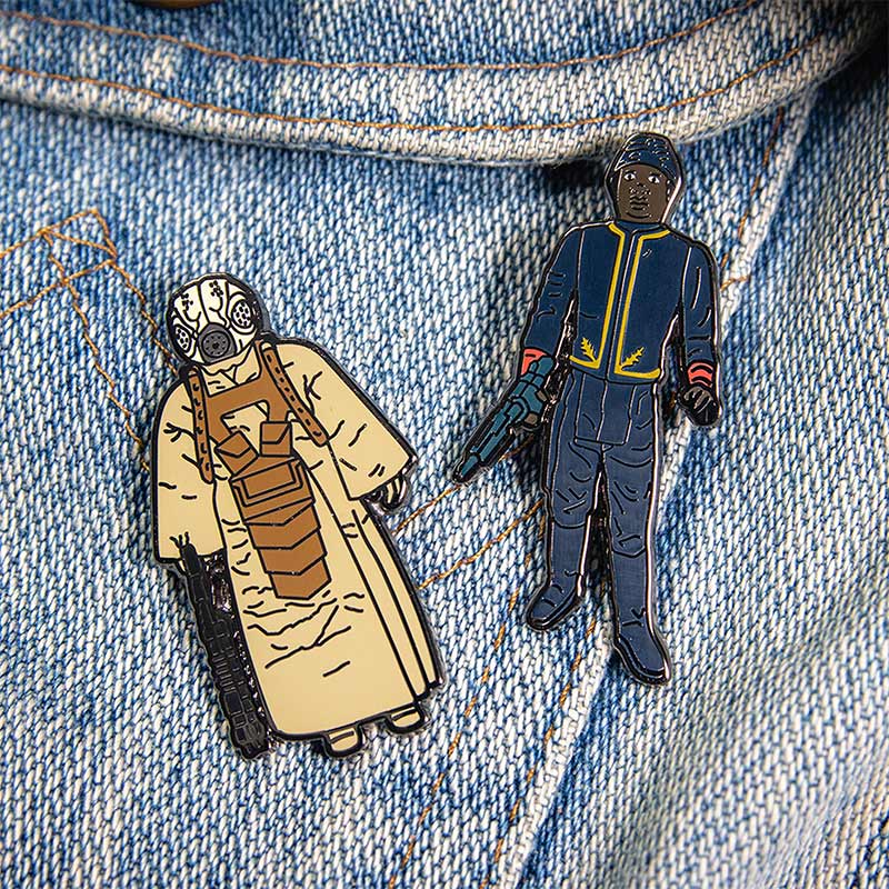 Star Wars Enamel Pin Badge Set 1.24 – Bespin Security Guard (Variant) and Zuckuss