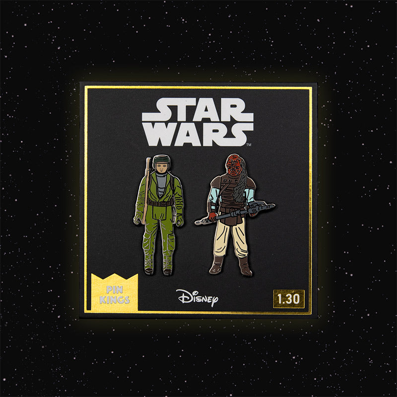 Star Wars Enamel Pin Badge Set 1.30 – Rebel Commando and Weequay