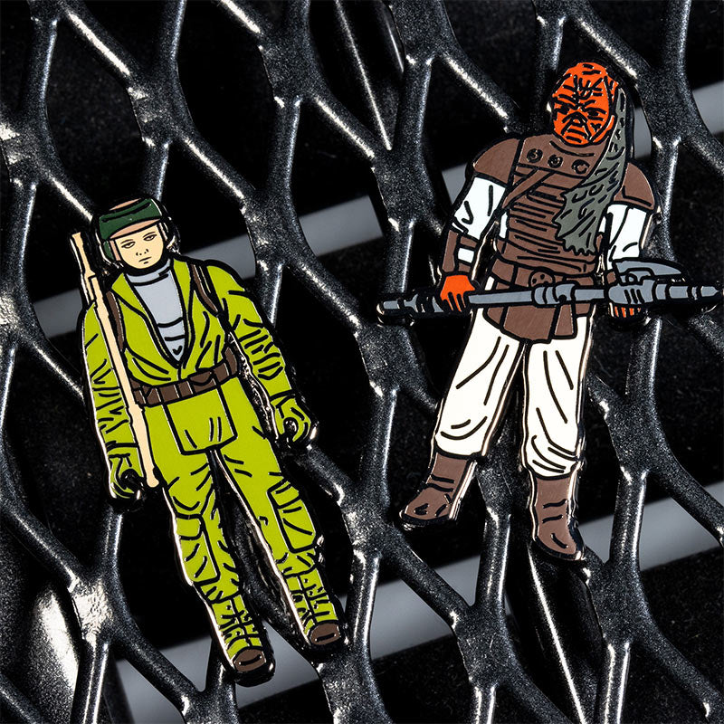 Star Wars Enamel Pin Badge Set 1.30 – Rebel Commando and Weequay