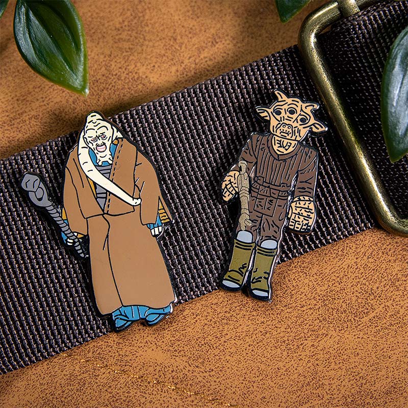 Pin Kings Star Wars Enamel Pin Badge Set 1.32 – Bib Fortuna and Ree-Yees