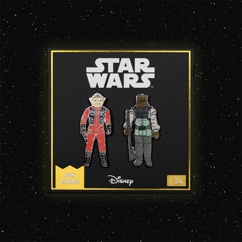 Star Wars Enamel Pin Badge Set 1.34 – Nien Nunb and Nikto
