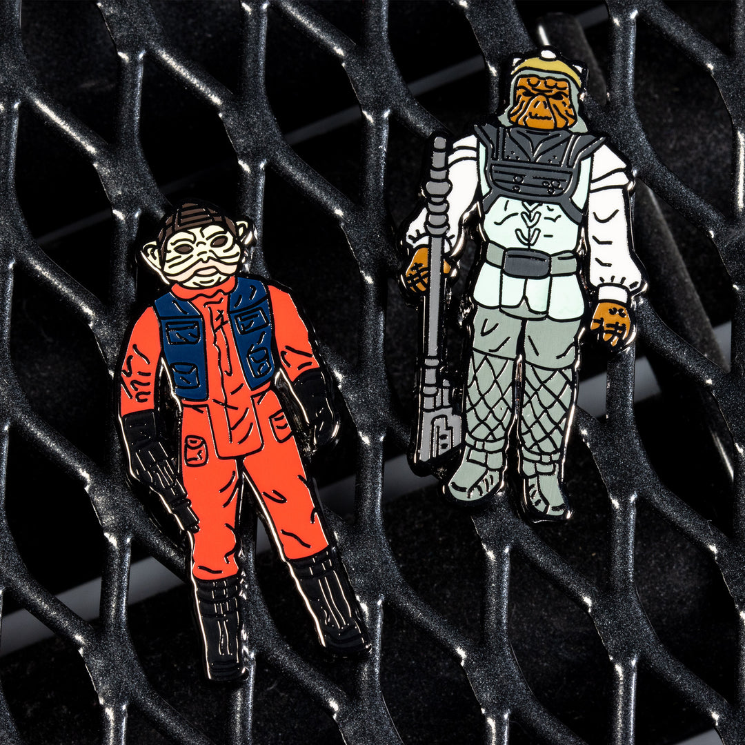 Star Wars Enamel Pin Badge Set 1.34 – Nien Nunb and Nikto