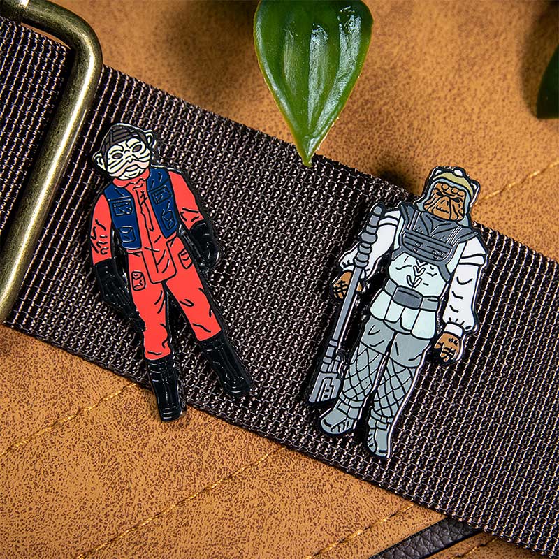 Pin Kings Star Wars Enamel Pin Badge Set 1.34 – Nien Nunb and Nikto