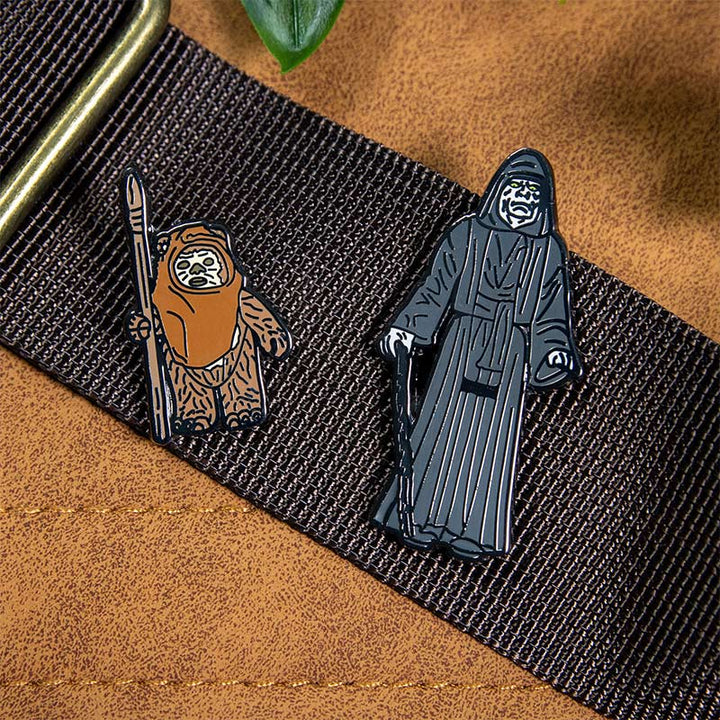 Star Wars Enamel Pin Badge Set 1.36 – Wicket W. Warrick and The Emperor