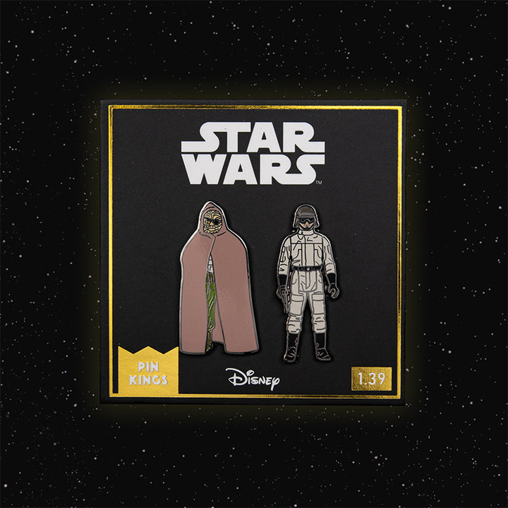 Star Wars Enamel Pin Badge Set 1.39 – Prune Face and AT-ST Driver