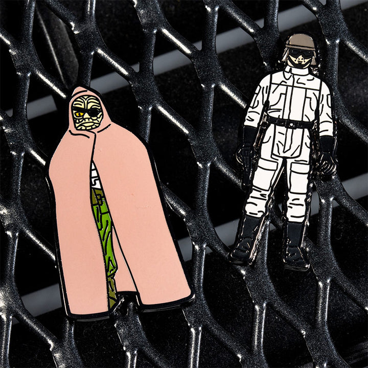 Star Wars Enamel Pin Badge Set 1.39 – Prune Face and AT-ST Driver
