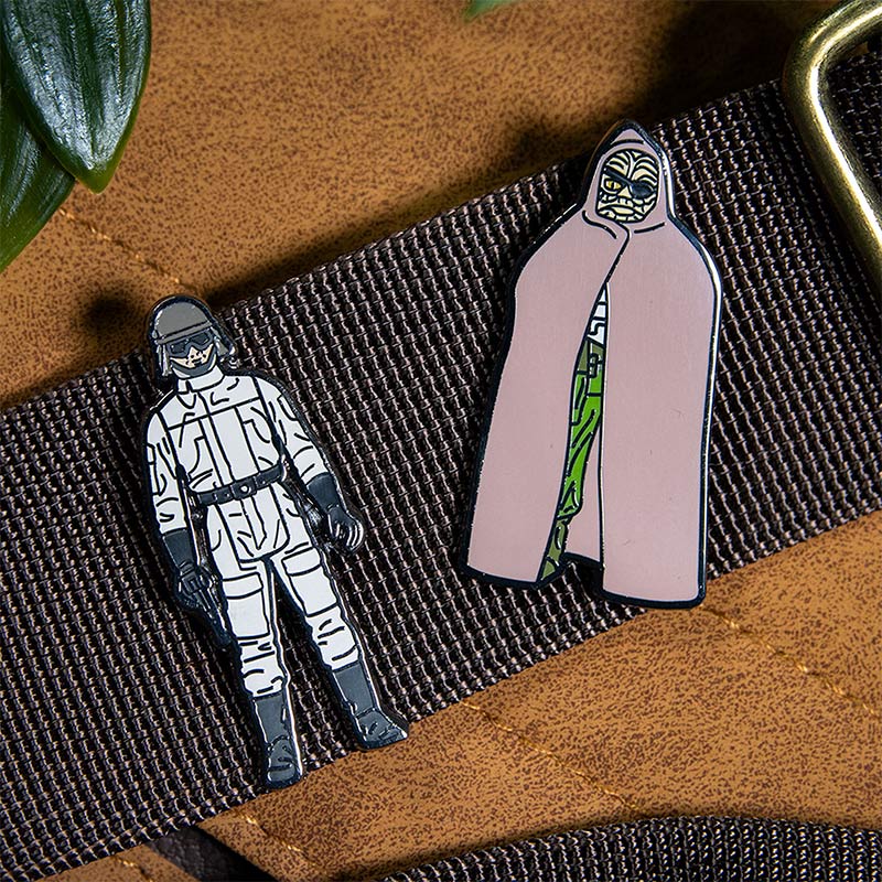 Star Wars Enamel Pin Badge Set 1.39 – Prune Face and AT-ST Driver