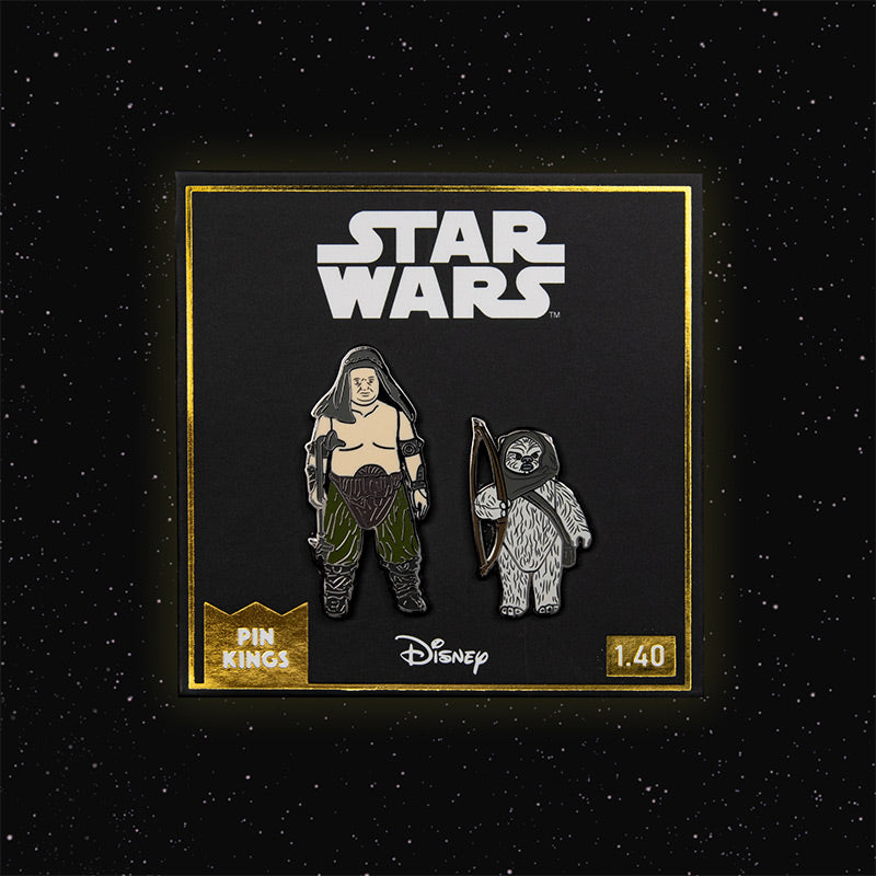 Star Wars Enamel Pin Badge Set 1.40 – Rancor Keeper and Lumat