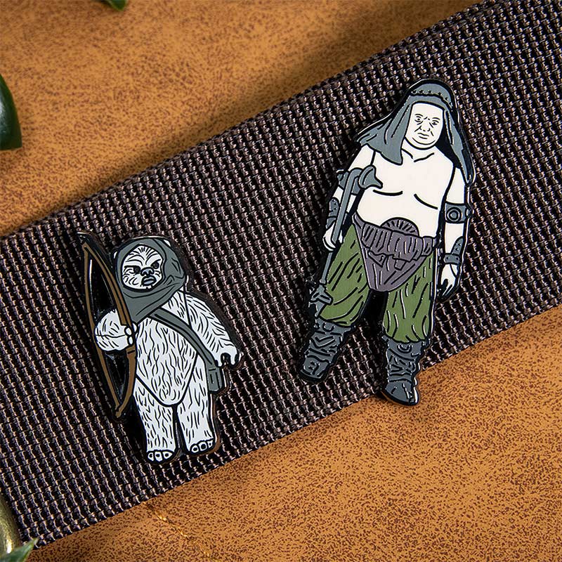 Star Wars Enamel Pin Badge Set 1.40 – Rancor Keeper and Lumat