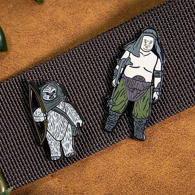 Pin Kings Star Wars Enamel Pin Badge Set 1.40 – Rancor Keeper and Lumat