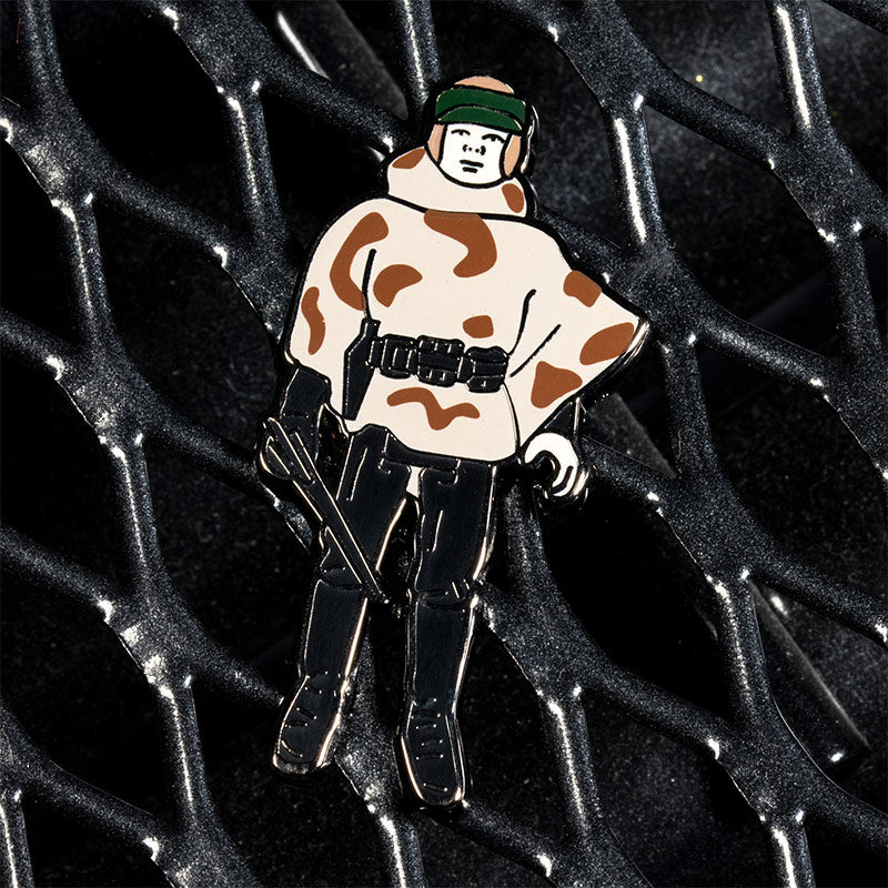 Star Wars Enamel Pin Badge Set 1.41 – Paploo and Luke Skywalker (in Battle Poncho)