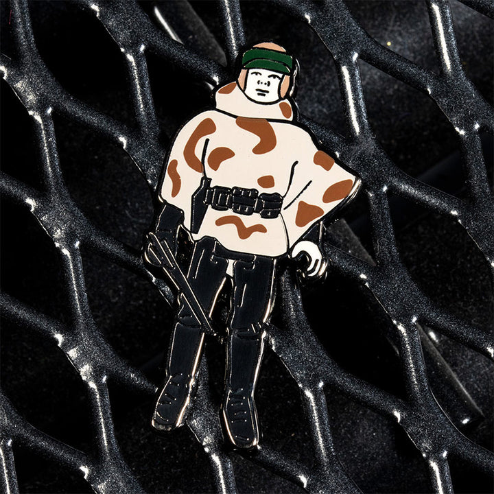 Star Wars Enamel Pin Badge Set 1.41 – Paploo and Luke Skywalker (in Battle Poncho)