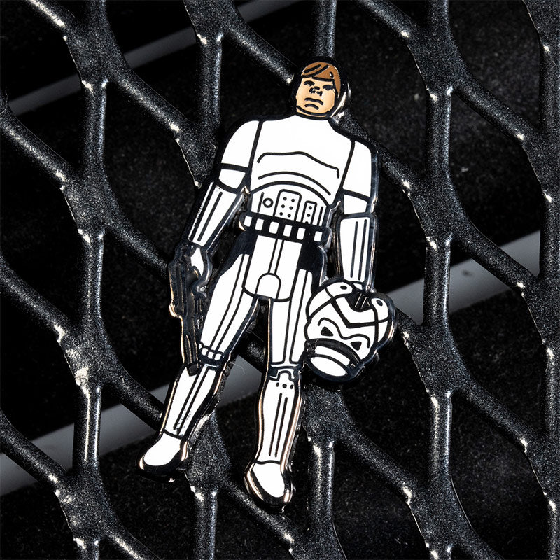 Pin Kings Star Wars Enamel Pin Badge Set 1.44 – Imperial Gunner and Luke Skywalker (Imperial Stormtrooper Outfit)