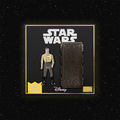 Pin Kings Star Wars Enamel Pin Badge Set 1.45 – Han Solo and Han Solo (In Carbonite Chamber)