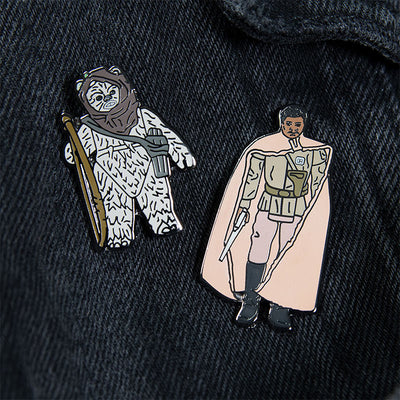 Pin Kings Star Wars Enamel Pin Badge Set 1.47 – Warok and Lando Calrissian (General Pilot)