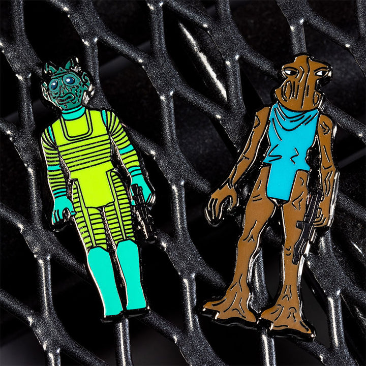 Star Wars Enamel Pin Badge Set 1.7 – Greedo and Hammerhead