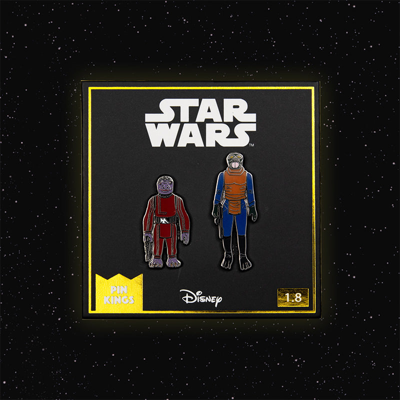 Pin Kings Star Wars Enamel Pin Badge Set 1.8 – Walrus Man and Snaggletooth