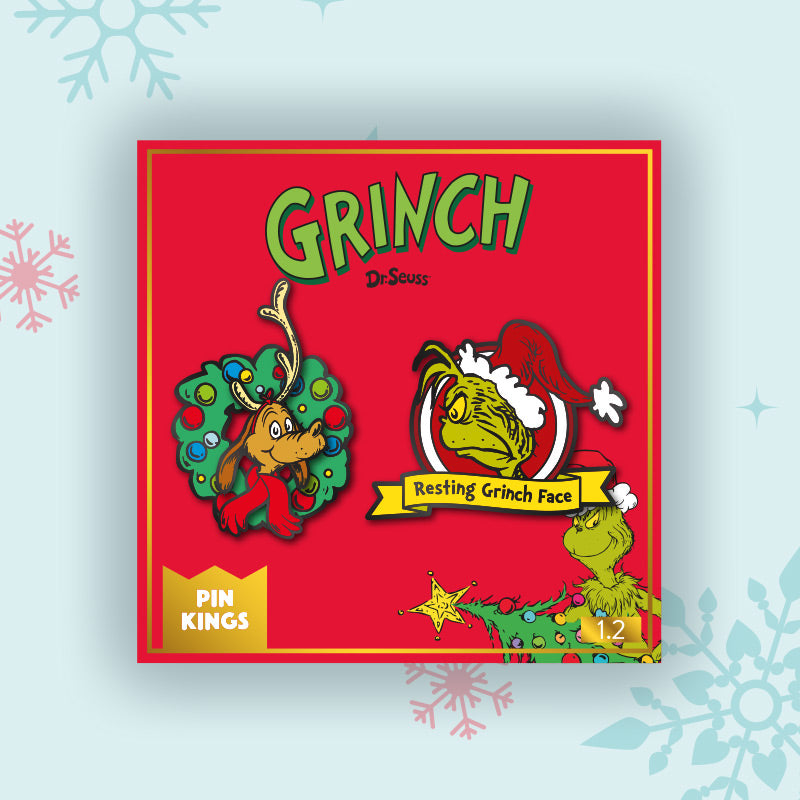 Pin Kings The Grinch Christmas Pin Badge Set 1.2