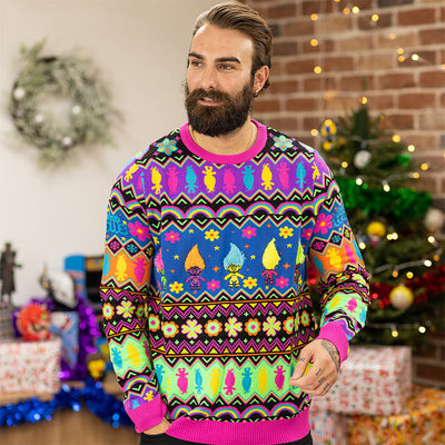 Official Trolls Christmas Jumper / Ugly Sweater