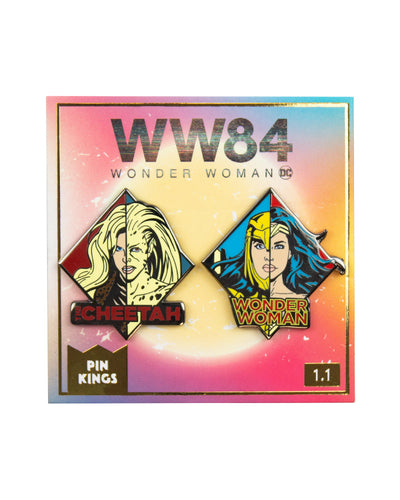 Pin Kings Wonder Woman '84  Enamel Pin Badge Set 1.1 - WW & Cheetah