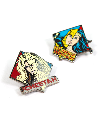 Pin Kings Wonder Woman '84  Enamel Pin Badge Set 1.1 - WW & Cheetah