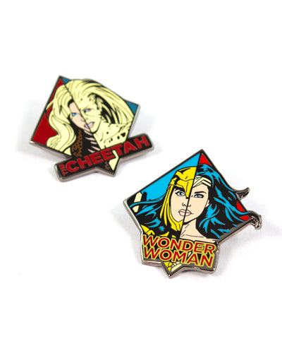 Pin Kings Wonder Woman '84  Enamel Pin Badge Set 1.1 - WW & Cheetah