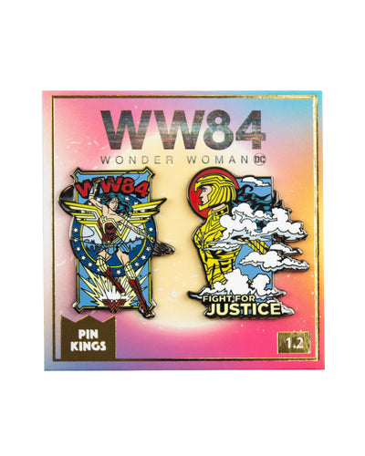 Pin Kings Wonder Woman '84  Enamel Pin Badge Set 1.2 - Fight For Justice