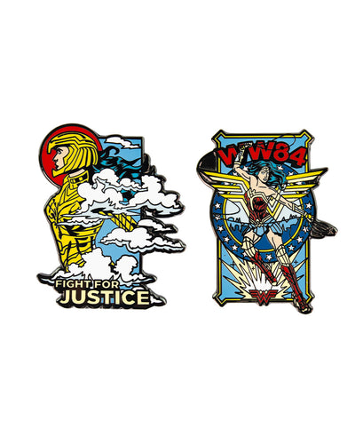 Pin Kings Wonder Woman '84  Enamel Pin Badge Set 1.2 - Fight For Justice