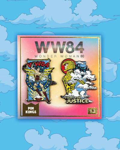 Pin Kings Wonder Woman '84  Enamel Pin Badge Set 1.2 - Fight For Justice