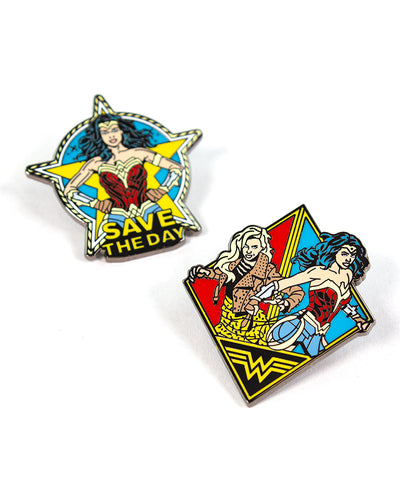 Pin Kings Wonder Woman '84  Enamel Pin Badge Set 1.3 - Save The Day