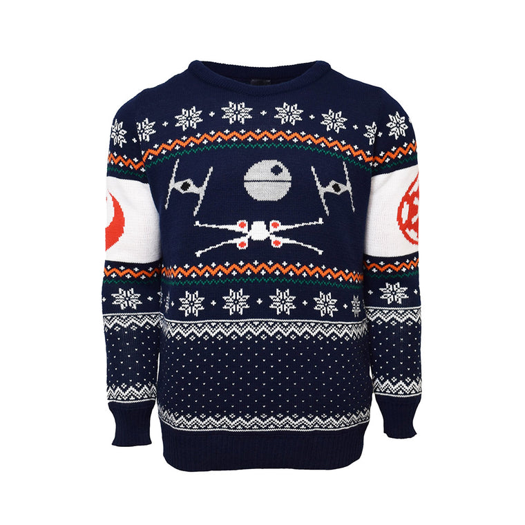 Star Wars X-Wing Vs. Tie Fighter Christmas Jumper / Ugly Sweater