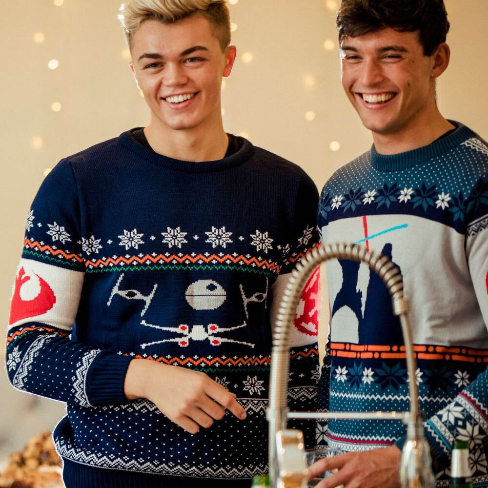 Star Wars X-Wing Vs. Tie Fighter Christmas Jumper / Ugly Sweater